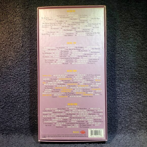 VINTAGE DOO WOP COMPACT DISC BOX SET ( NUMBER 3 ) WITH 101 MUSIC SELECTIONS - Picture 2 of 11
